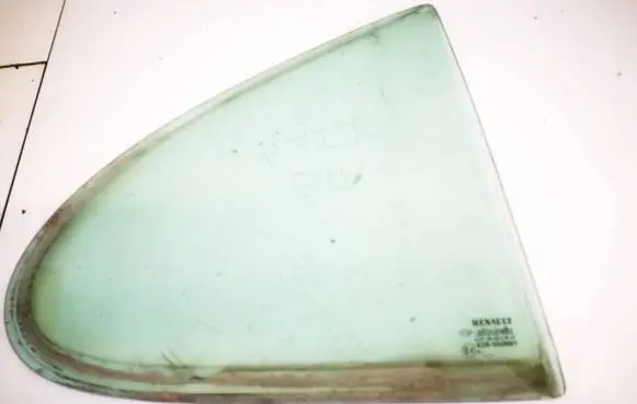 Rear vent window glass