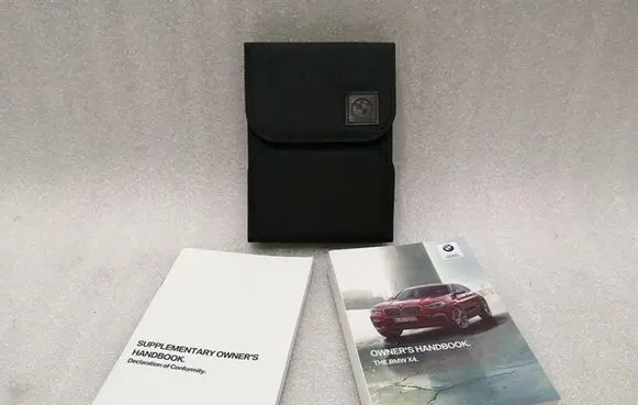 BMW X4 G02 Owners service history hand book 