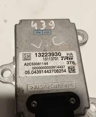 Opel Vectra C ESP acceleration yaw rate sensor 13223930 15113701 A2C53081144