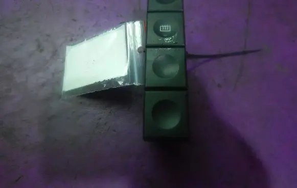 Windscreen/window heater switch