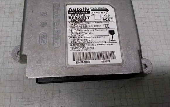 Renault Scenic II - Grand scenic II Airbag control unit/module 8200340431 603989700