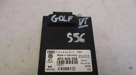 Volkswagen Golf VI Auxiliary heating control unit/module 4F0909509