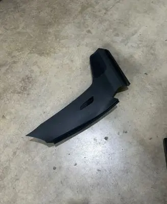 Dashboard side end trim