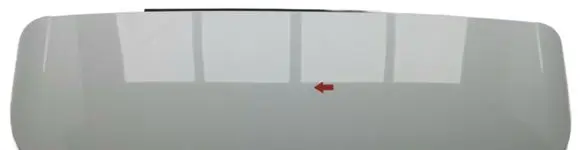 Volkswagen ID.7 Rear window tailgate spoiler 14B827933A LS9R