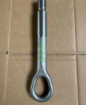 Towing hook eye
