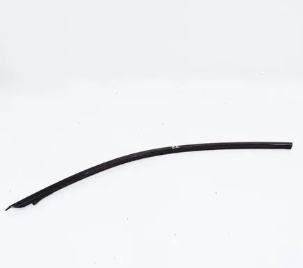Front door glass trim molding