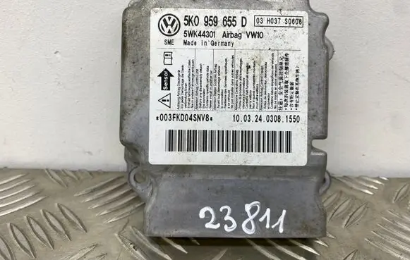 Volkswagen Golf VI Airbag control unit/module 5K0959655D