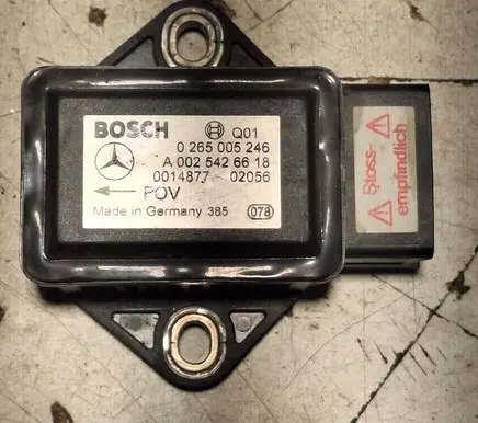Mercedes-Benz E W211 ESP acceleration yaw rate sensor 0265005246 0014877 A0025426618