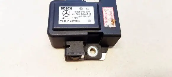 Mercedes-Benz E W210 ESP acceleration yaw rate sensor 0265005230 0005422481