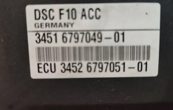 BMW 5 F10 F11 ABS Pump 6797049 DSCF10ACC 6797051