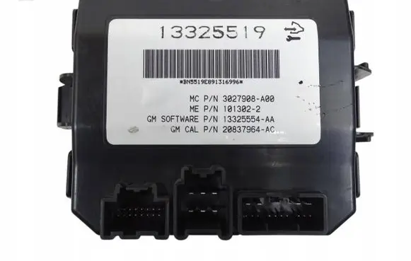 Opel Insignia A Tow bar trailer control unit/module 13325519