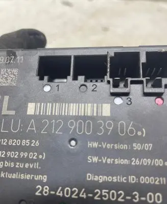 Mercedes-Benz C W204 Door control unit/module A2129003906 29029902 128208526