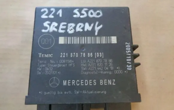 Mercedes-Benz S W221 Other control units/modules A2218707886