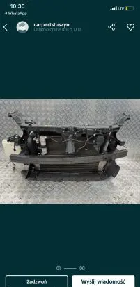 Nissan Qashqai+2 Radiator support slam panel