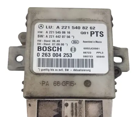Mercedes-Benz S W221 Parking PDC control unit/module A2215408262