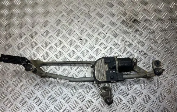 Volkswagen PASSAT B6 Front wiper linkage and motor A9738881 3C1955023E