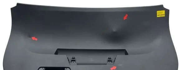 Volkswagen Tayron II Tailgate/trunk upper cover trim 57L867601A