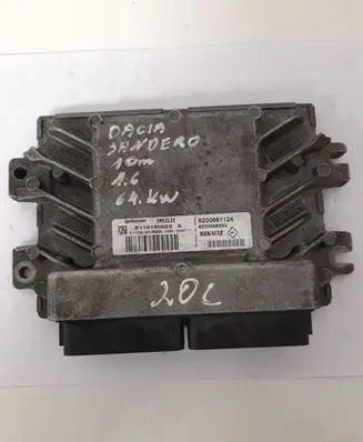 Dacia Sandero Engine control unit/module 8200661124 8200598393 S110140023A