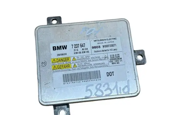 BMW 7 F01 F02 F03 F04 Headlight ballast module Xenon 7237647 W003T20071