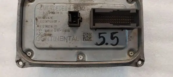Mercedes-Benz S W222 Xenon control unit/module A2229012302