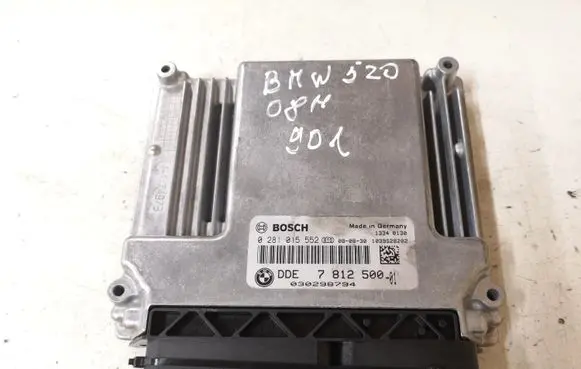 BMW 5 E60 E61 Engine control unit/module 0281015552 781250001 030298794