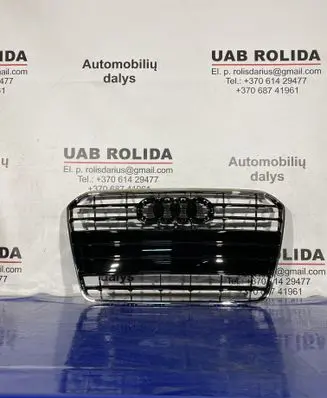 Audi A5 8T 8F Front bumper upper radiator grill