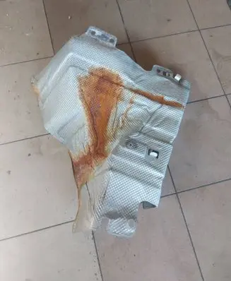 Ford Transit Custom Exhaust heat shield