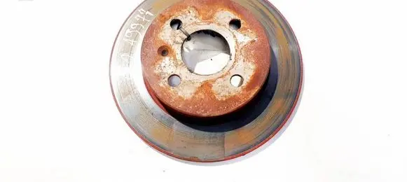 Opel Astra G Rear brake disc neventiliuojamas