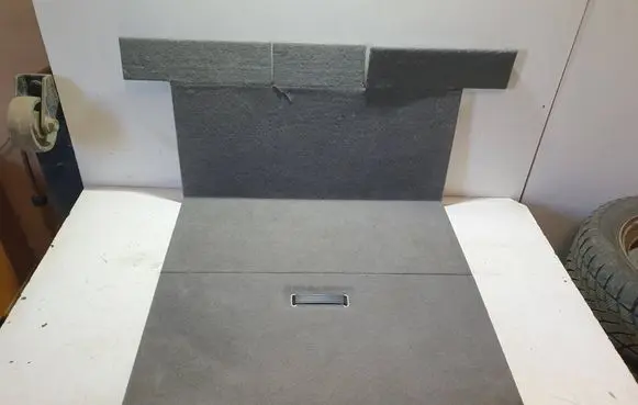 Jaguar XF X260 Trunk/boot floor carpet liner JX6345455AFW 110782