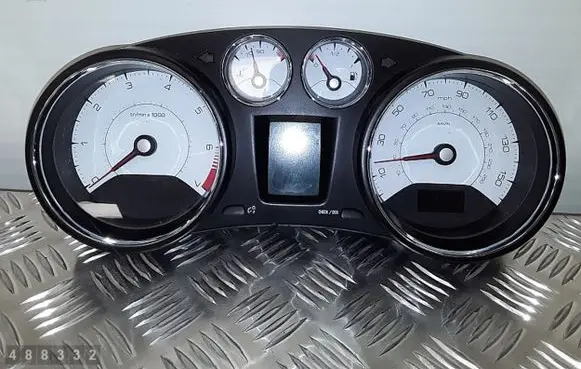 Peugeot 308cc Speedometer (instrument cluster) 9664377080