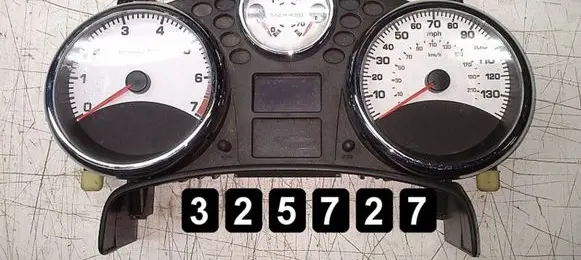Peugeot 207 Speedometer (instrument cluster) 9666748980 A2C53065547