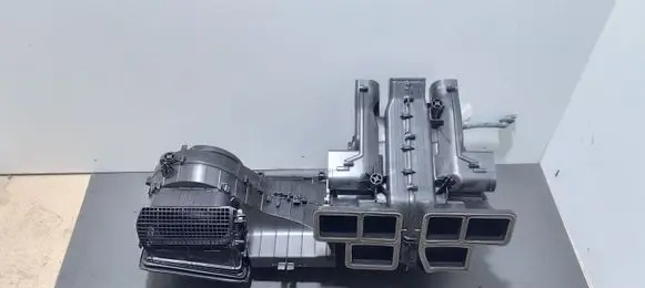 Interior heater climate box assembly