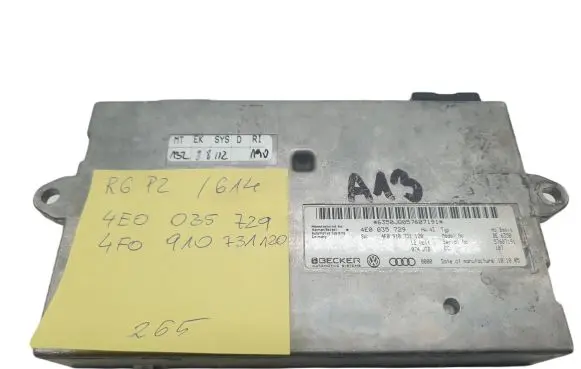 Audi A6 S6 C6 4F MMI control unit 4E0035729