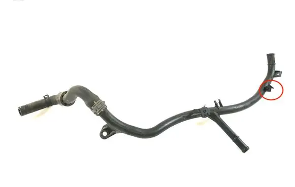 Volkswagen Scirocco Engine coolant pipe/hose 1K0122109CK 04E121070AC
