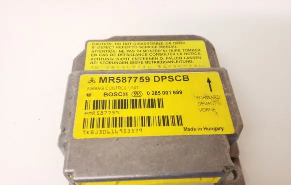 Mitsubishi Colt Airbag control unit/module MR587759 0285001689 KBJ500535A