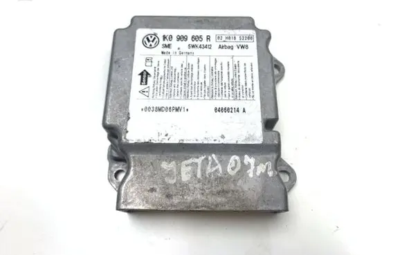 Volkswagen Jetta V Airbag control unit/module 1K0909605R 5WK43412 02H018S2200
