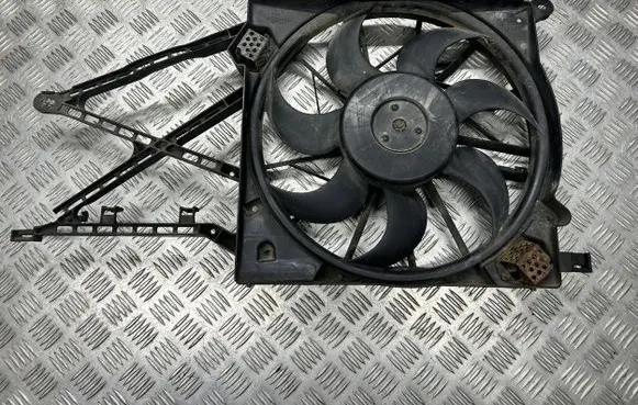 Opel Astra G Radiator cooling fan shroud 90572755 04406210