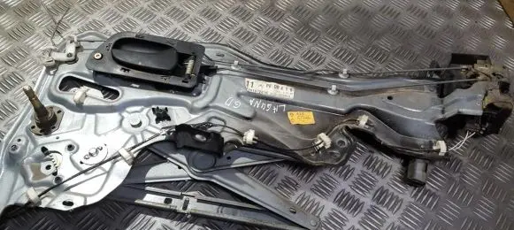 Renault Laguna I Sliding door window regulator with motor 7701672416