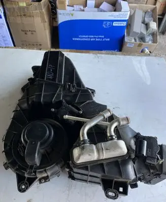 Interior heater climate box assembly