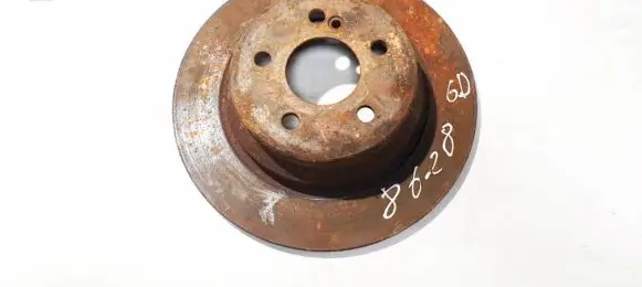 Mercedes-Benz E W212 Rear brake disc neventiliuojamas