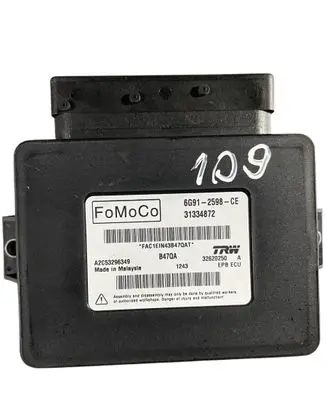 Volvo V60 Hand brake control module 31334872 6G912598CE