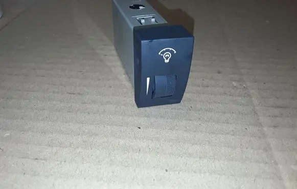 Panel lighting control switch