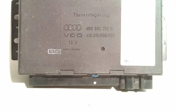 Audi A6 S6 C5 4B Comfort/convenience module 4B0962258B 410215006002