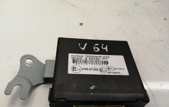 Toyota Corolla Verso AR10 Immobilizer control unit/module 897800F020 626492000