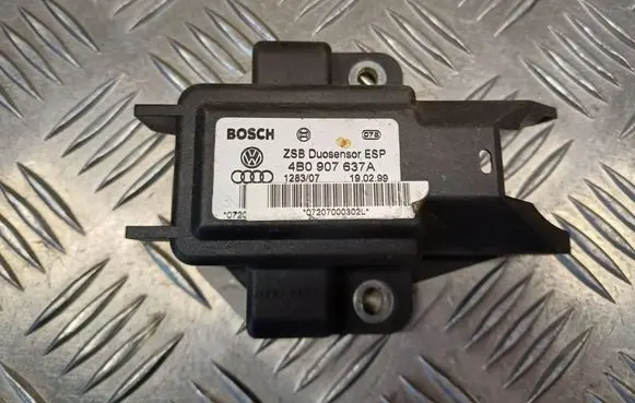 Audi A4 S4 B5 8D ESP acceleration yaw rate sensor 4B0907637A