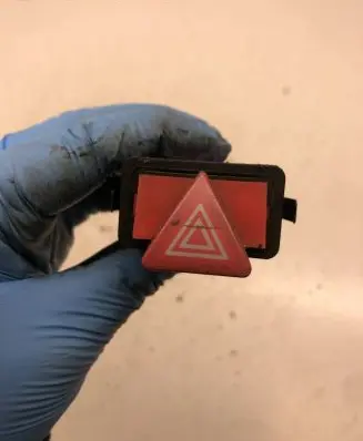 Hazard light switch