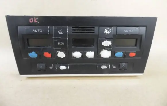 Audi A4 S4 B6 8E 8H Climate control unit 8E0820043JF 0647723 8E0820043J