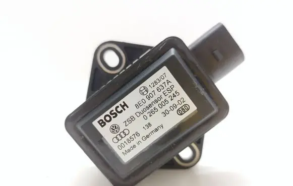 Audi A4 S4 B6 8E 8H ESP acceleration yaw rate sensor 8E0907637A 0265005245 0018576