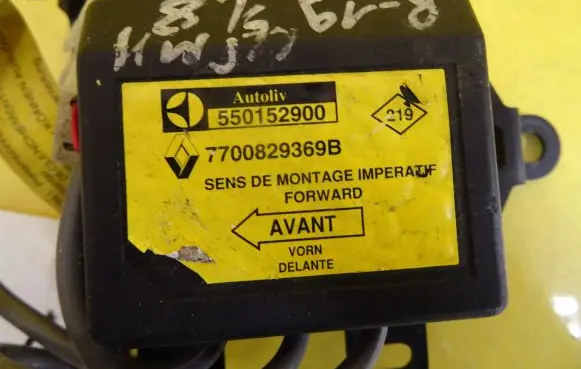 Renault 19 Airbag control unit/module 7700829369B 550152900