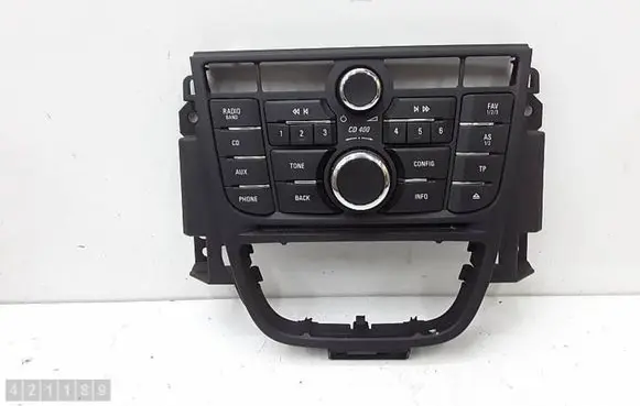 Opel Astra J Head unit multimedia control 13360091 28299889 150311A30213